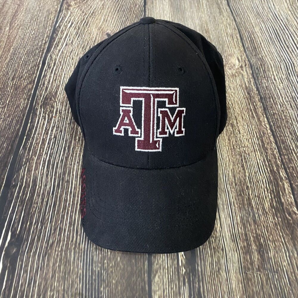 Russell Texas A&M Aggies Black Baseball Cap Hat Adjustable One Size
